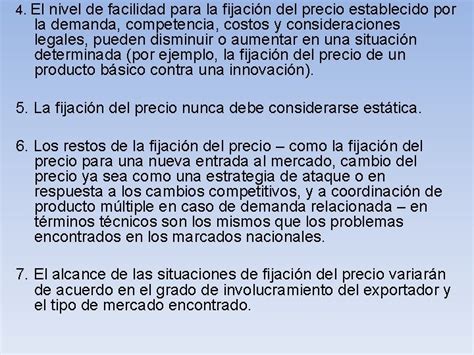 Estrategias Para La Fijacin Del Precio De Exportacin