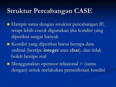 Ppt Struktur Percabangan Powerpoint Presentation Free Download Id