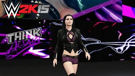 Wwe 2k15 Paige Entrance Youtube