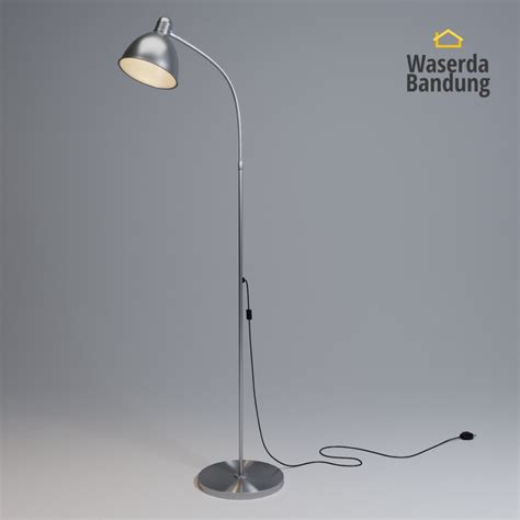 Jual Standing Lamp Lampu Lantai Berdiri Lampu Baca Warna Aluminium