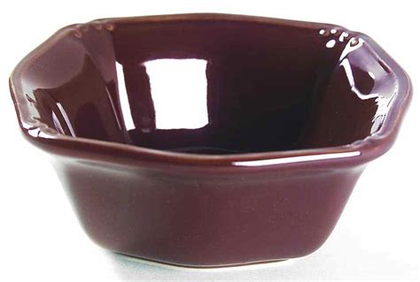 Isabella Espresso Brown Fruit Dessert Sauce Bowl By Signature