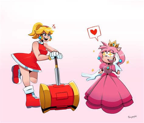 Peach And Amy Outfit Swap Crossover Know Your Meme