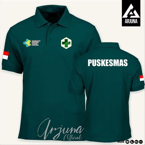 Jual POLOSHIRT KAOS POLO PUSKESMAS BAJU KESEHATAN PARAMEDIC TERBARU