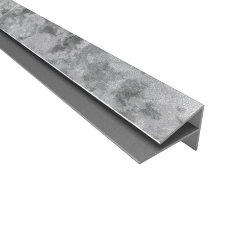 Fasade 4 ft. Large Profile Outside Corner Trim in Galvanized Steel-178 ...