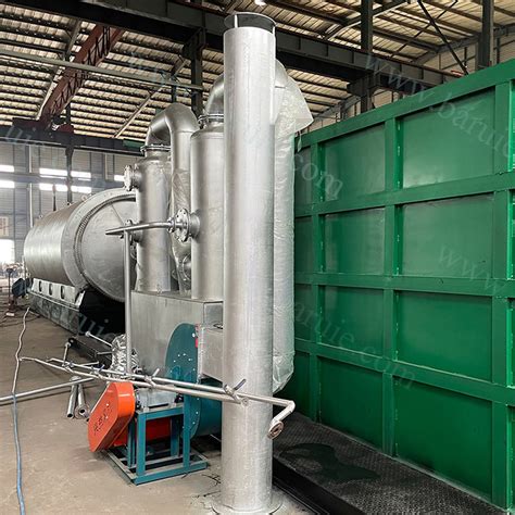 Batch Waste Plastic Tires Recycling Pyrolysis Plant Rotate Reactor