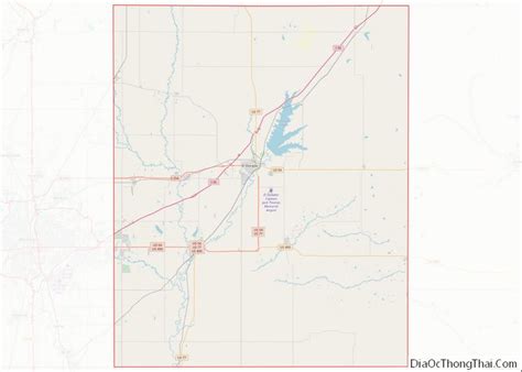 Map of Butler County, Kansas - Thong Thai Real