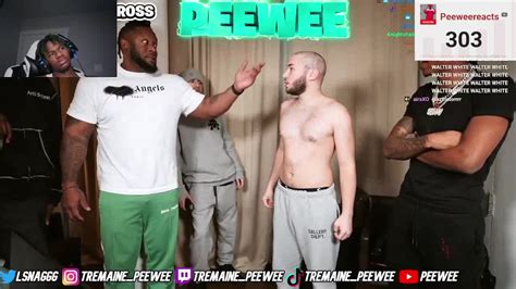 Peewee Reacts Adin Ross Shaves His Head Bald For Andrew Tate