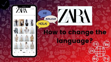 How To Change The Language On Zara App Zara Tips Youtube