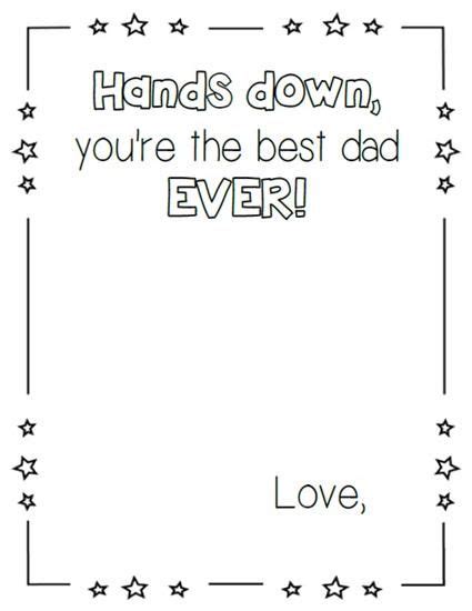 Fathers Day Printable Crafts