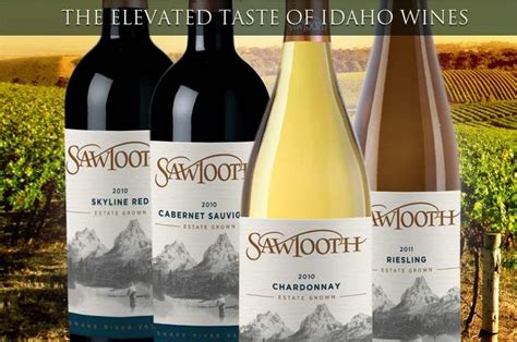 Sawtooth Winery Wines Winery Chardonnay