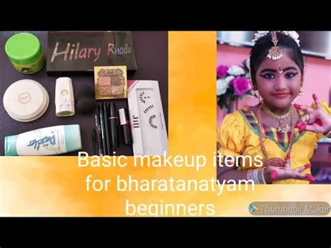 Bharatanatyam Makeup Items List