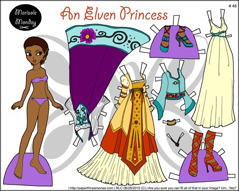 Princess Paper Dolls Printable