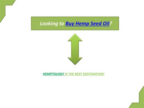 Ppt Hemp Seed Oil Powerpoint Presentation Free Download Id 11415001