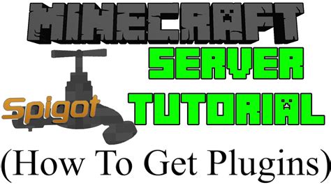 Minecraft Spigot Server Tutorial Youtube