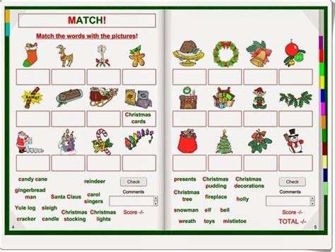 Christmas es un libro interactivo para el apendizaje del inglés en el