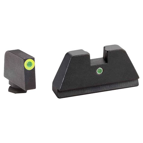 Ameriglo Suppressoroptic Height Xl Glock Sight Set Lime Greengreen