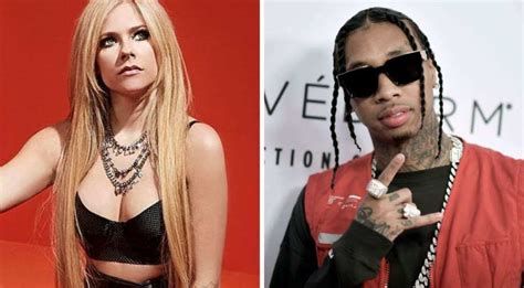 Avril Lavigne Spotted Kissing Tyga At Paris Fashion Week Days After Confirming Break Up With Mod