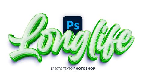 Como Hacer Texto D Photoshop Youtube