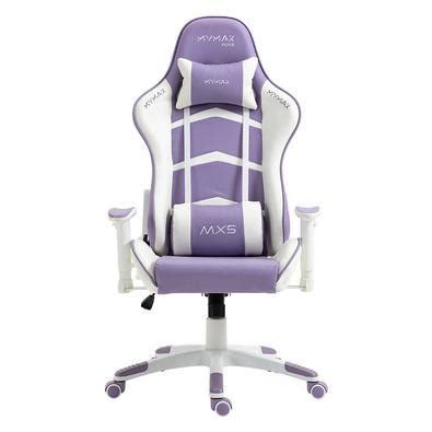 Cadeira Gamer Mymax Mx At Kg Girat Ria Branco E Roxo Kabum