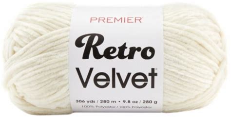 Premier Yarns Retro Velvet Yarn Pearl 1 Count Kroger