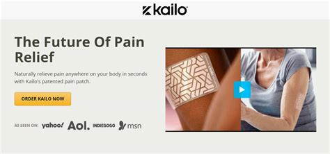 Kailo Reviews - Does Kailo Patch for Pain Relief Really Work? | Tacoma Daily Index