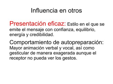 7 El Comportamiento No Verbal PPT