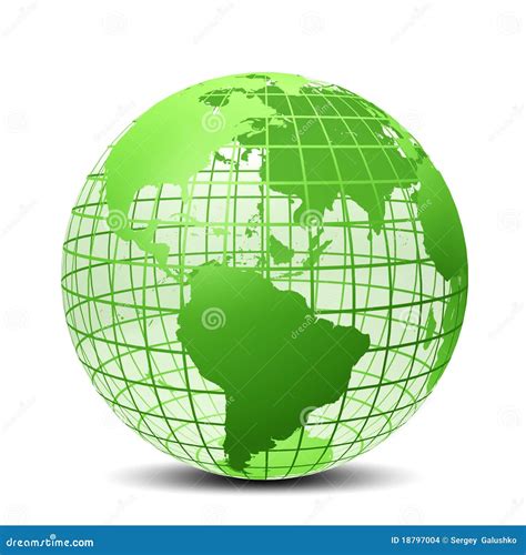 Globe And Green Arrow Vector Illustration CartoonDealer 32462822