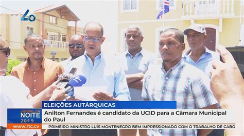 Aut Rquicas Anilton Fernandes Candidato Da Ucid Para A C Mara