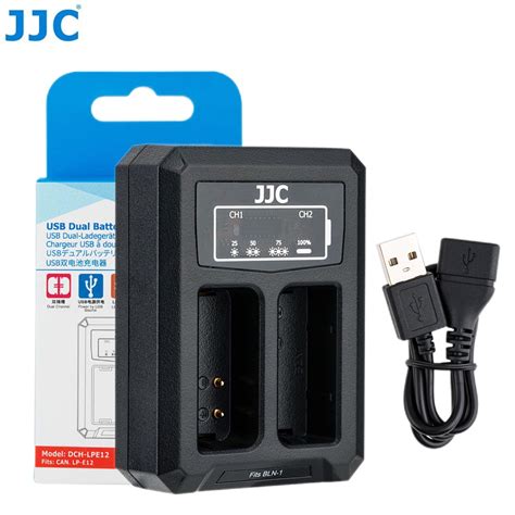 Jjc Lc E12c Usb Battery Charger For Canon Eos M50 Mark Ii M50 M200 M100 M10 M Powershot