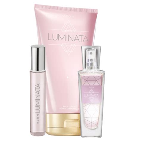 Avon Luminata Eau De Perfume Psc Set Edp Ml Body Lotion Purse