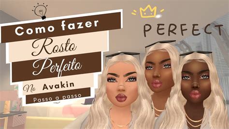 Como Fazer Rosto Perfeito Feminino No Avakin Life Passo A Passo Youtube