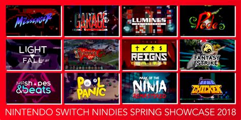 Upcoming Indies Games In Nintendo Switch Nindies Spring Showcase 2018