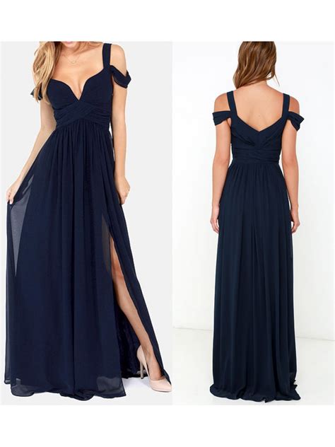 Navy Blue Evening Dresses Plus Size Seovegasnow