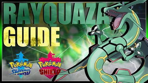 How to Use Rayquaza in Pokemon Sword and Shield! Rayquaza Moveset Guide ...