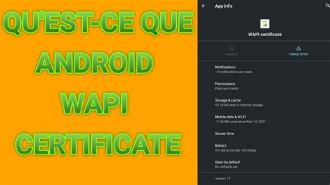 QU EST CE QUE WAPI CERTIFICATE ET A QUOI ÇA SERT YouTube