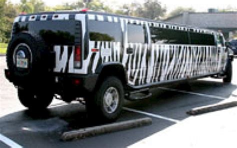 Zebra Hummer Limousine Rental - Save up to 20% on Hummers