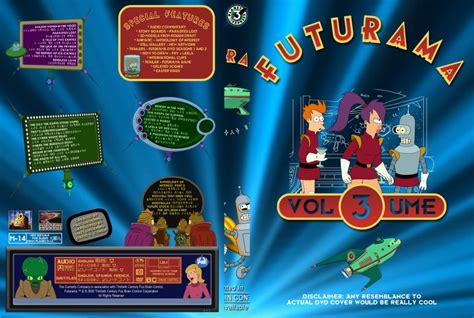 Futurama Volume 3 TV DVD Custom Covers 251FuturamaV3 R1