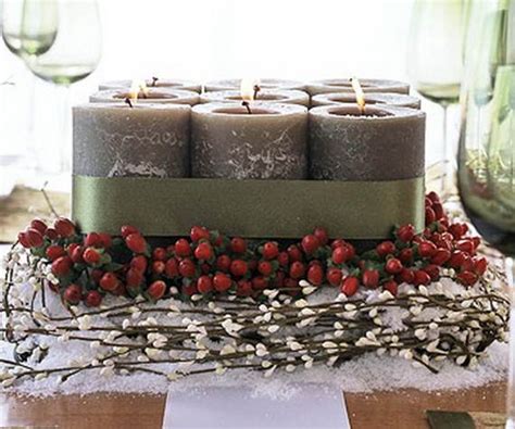 Thanksgiving Candle Centerpiece Idea | family holiday