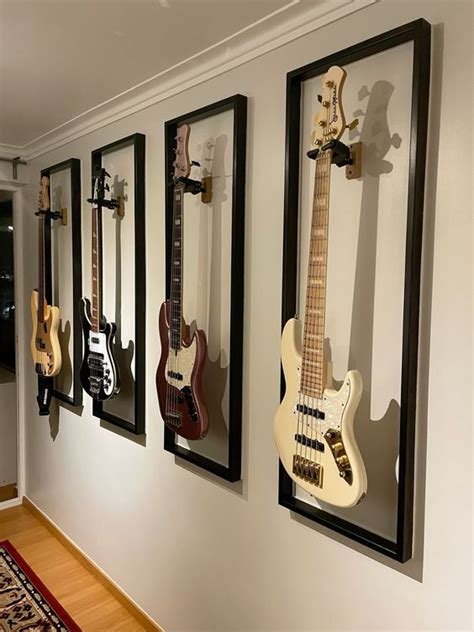 Bass Guitar Wall Frame Home Guitar Room Guitar Playguitar In