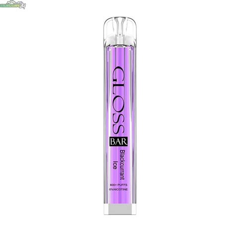 Gloss Bar Mesh Nikotinfri Blackcurrant Ice 600 Puffar engångsvape24 se