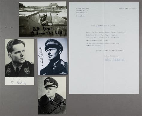 Lot Luftwaffe Knights Cross Recipients 5