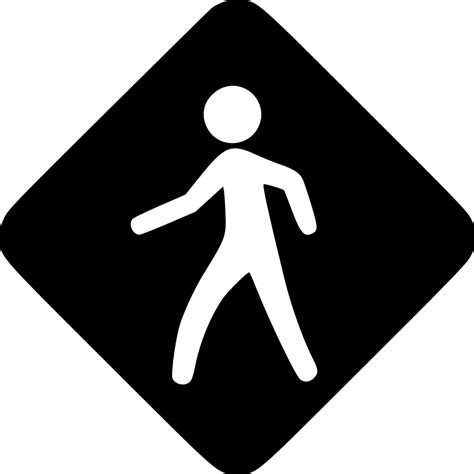 Pedestrian Icon At Collection Of Pedestrian Icon Free For Personal Use