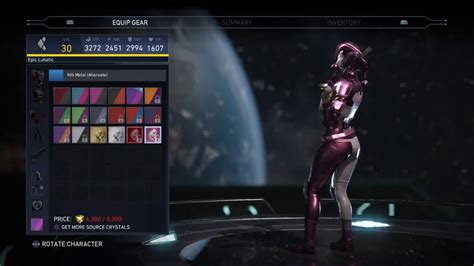 Injustice Harley Quinn Gear Showcase Level Youtube