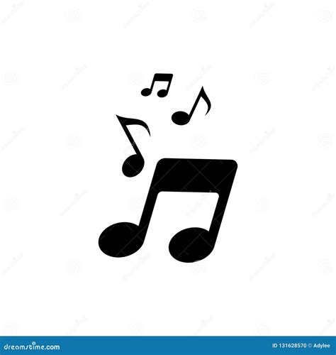 Vector Music Note Icon Stock Photo Illustration Of Music