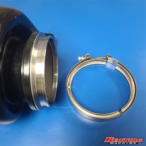 S400 T6 Housing 5 75 Marmon V Band Billet Exhaust Flange And Clamp