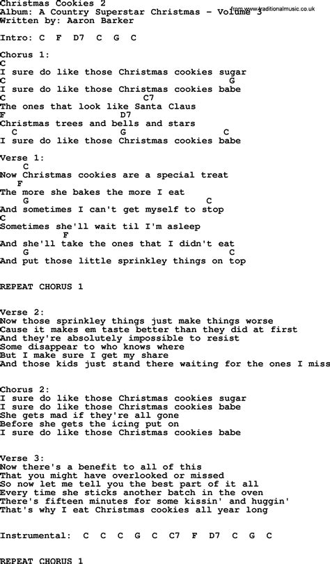 21 Of The Best Ideas For Christmas Cookies Song Lyrics Most Popular