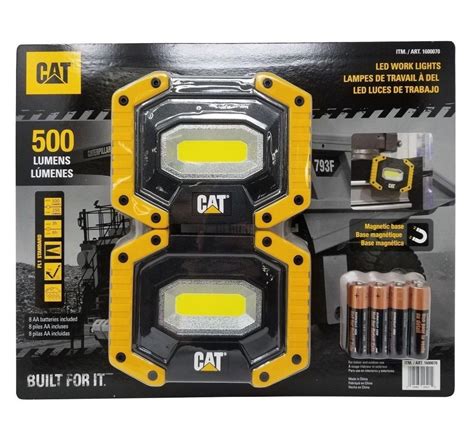 Cat Led Work Lights 500 Lumens Rugged Magnetic Rotating Handle 2