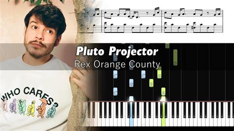 Rex Orange County Pluto Projector Piano Tutorial Sheets Youtube