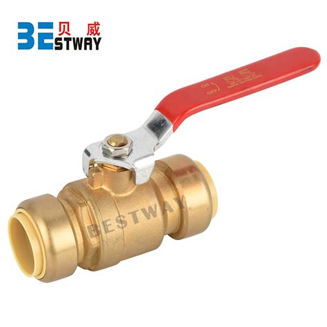 Bwva Hot Sale Lead Free Brass Ball Valve With Push Fit End China