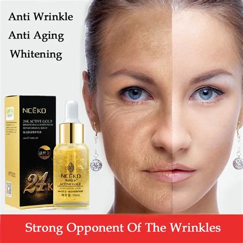 Anti Aging 24k Gold Essence Face Cream Anti Wrinkle Skin Whitening ...